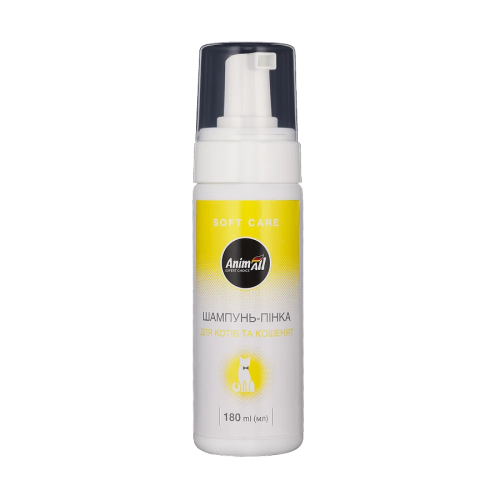 Шампунь-пінка AnimAll, для кішок і кошенят, 180 мл